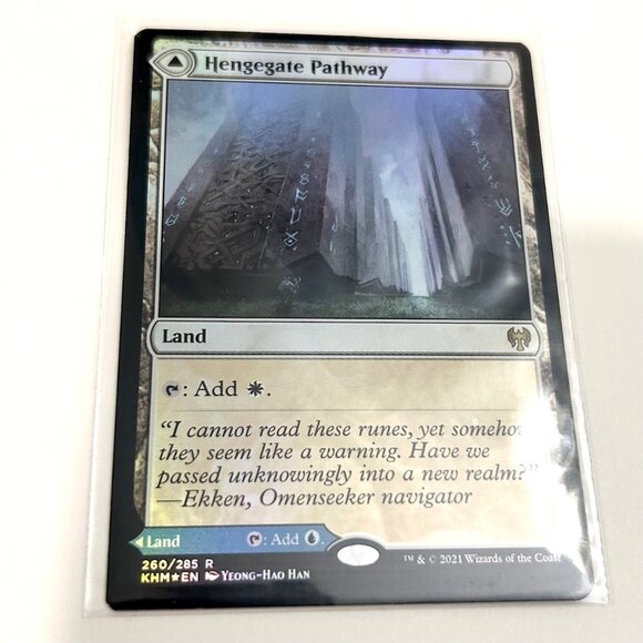 HENGEGATE PATHWAY Kaldheim Foil, Pack Fresh Mint MTG - Picture 3 of 3
